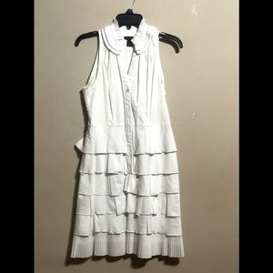 White Ruffles Dress